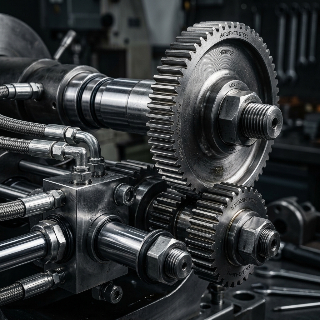 Precision engineered steel gears